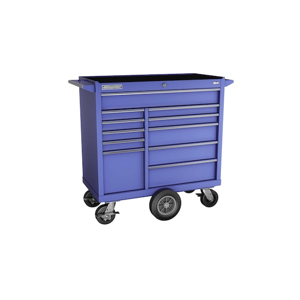Champion Tool Storage FMPro Tool Cabinet, Maintenance Cart, 11 Drawer, Blue, Steel, 41 in W x 20 in D FMP4111MC-BL - main